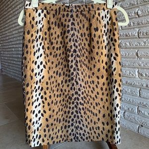 Michael Kors size 4 animal print pencil skirt